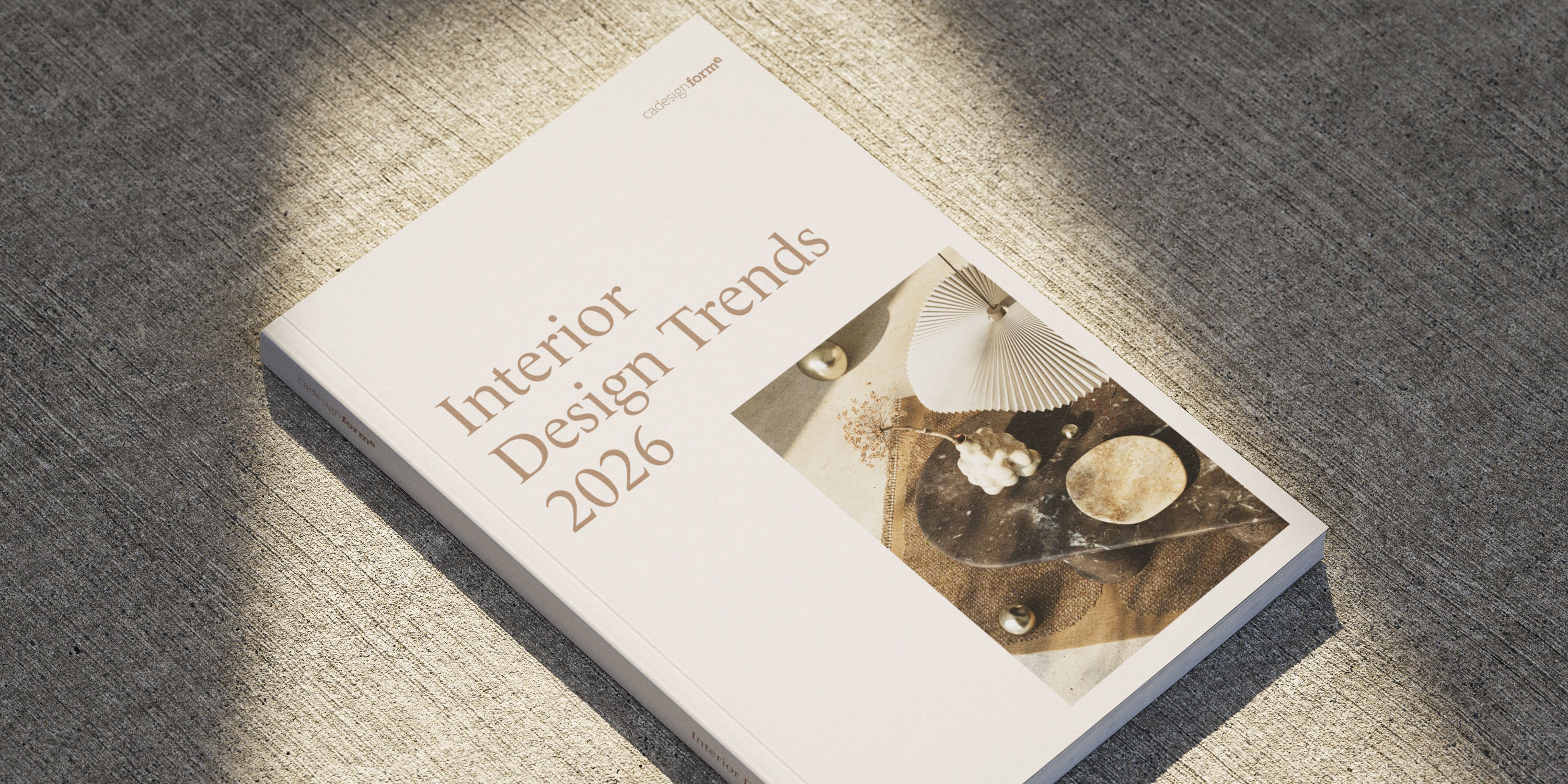 Download e-book, interior design trends 2026 | Cadesign form