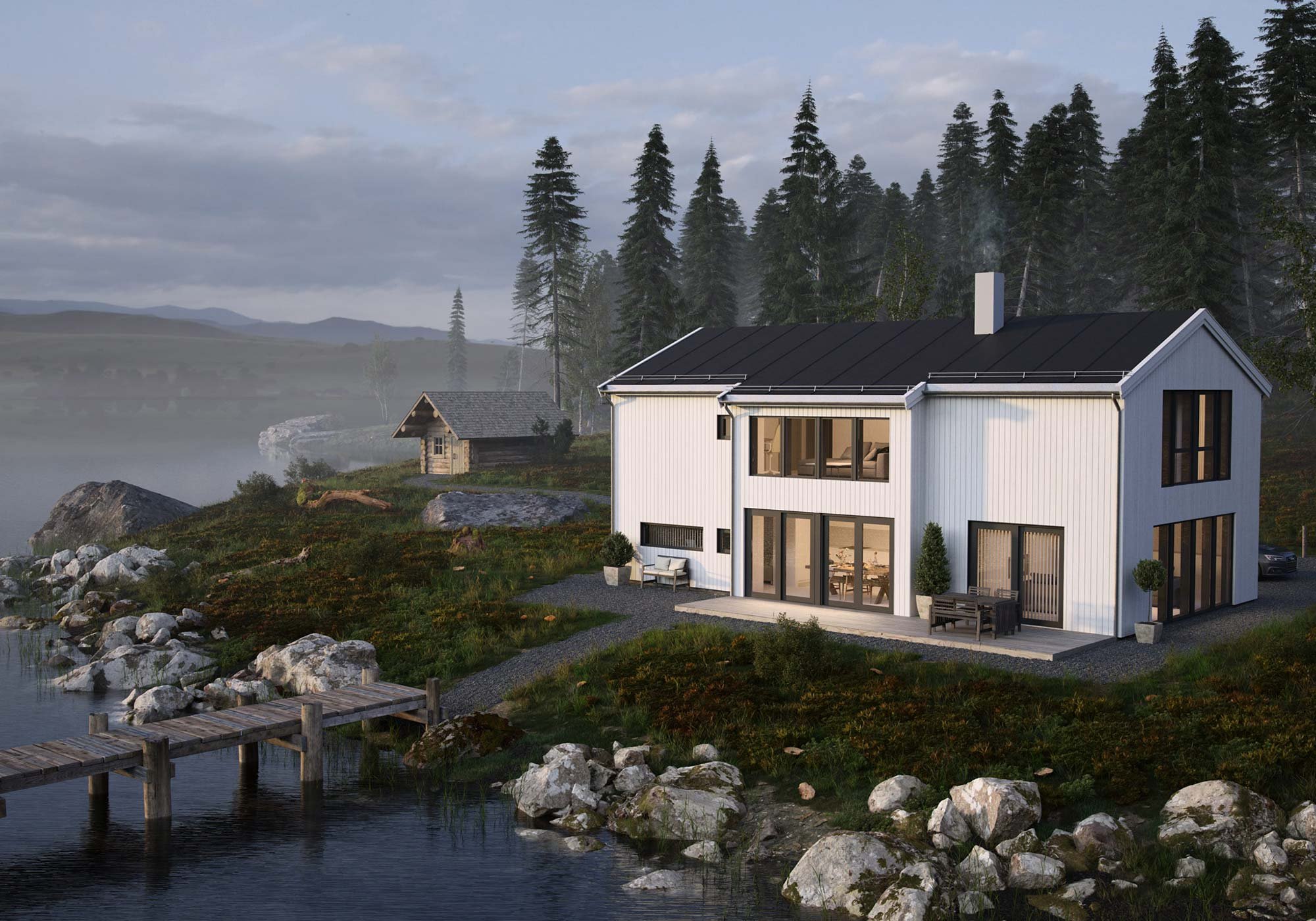 Hellvik-Hus cadesign form exterior images