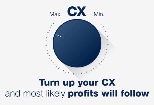 Turn up your CX and profits will follow