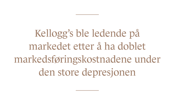 Quote - Kelloggs ble ledende [NO]