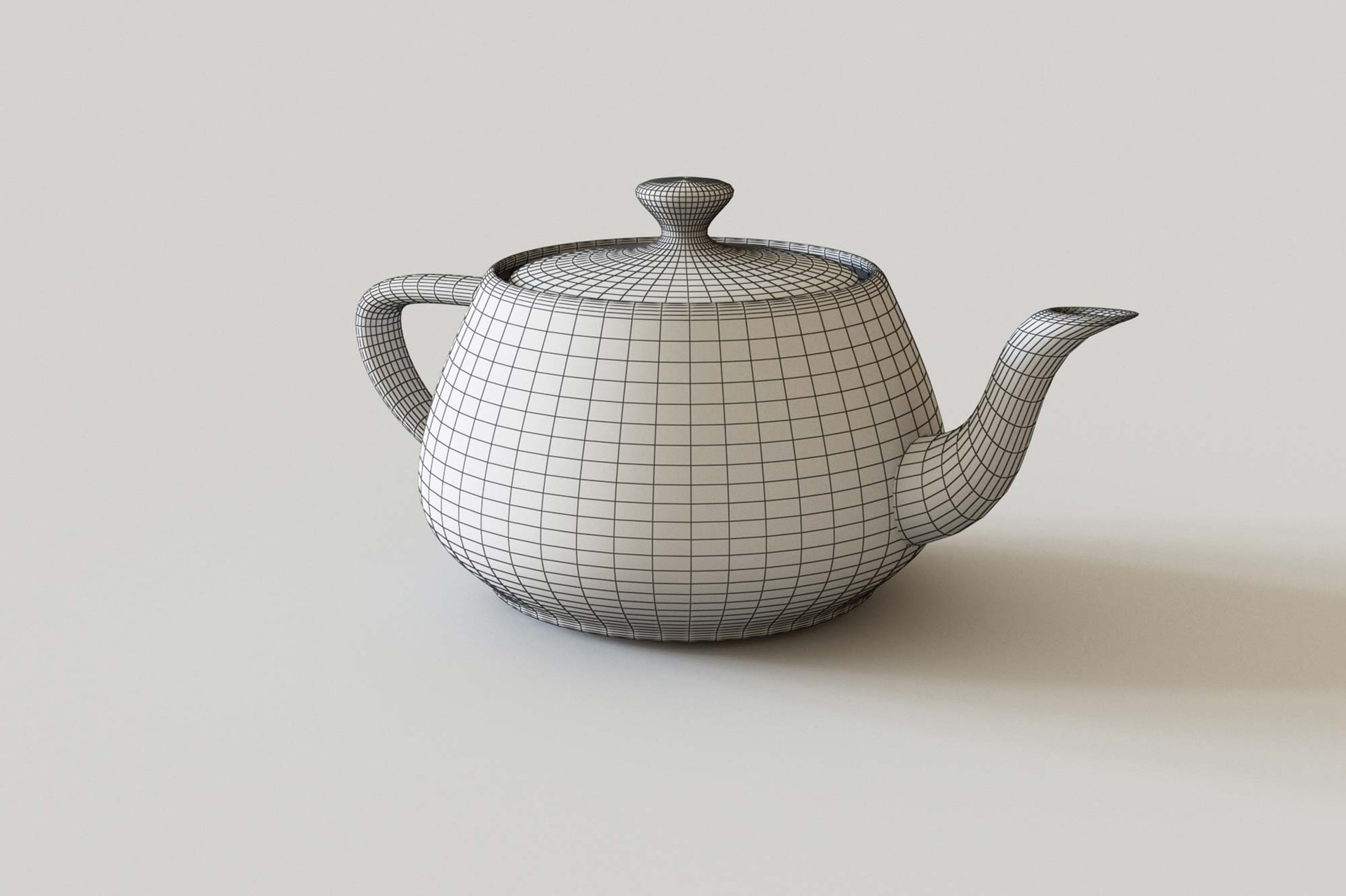 3_Teapot_ClayRender