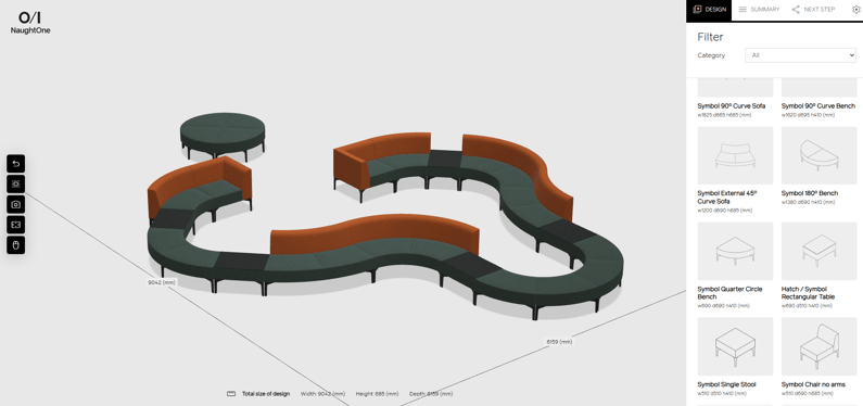 NaughtOne Morse product configurator