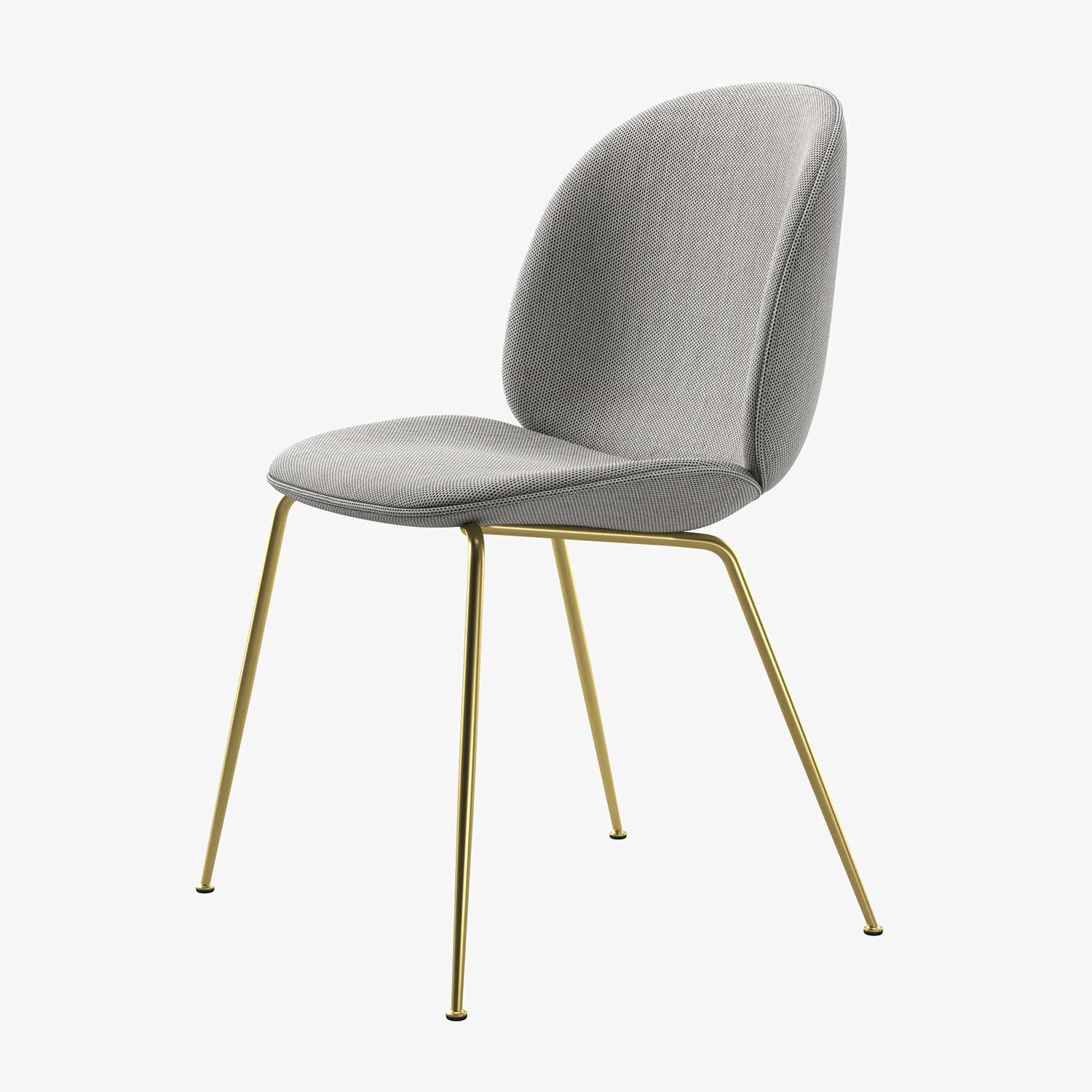 Gubi Chair Basel Brass Legs