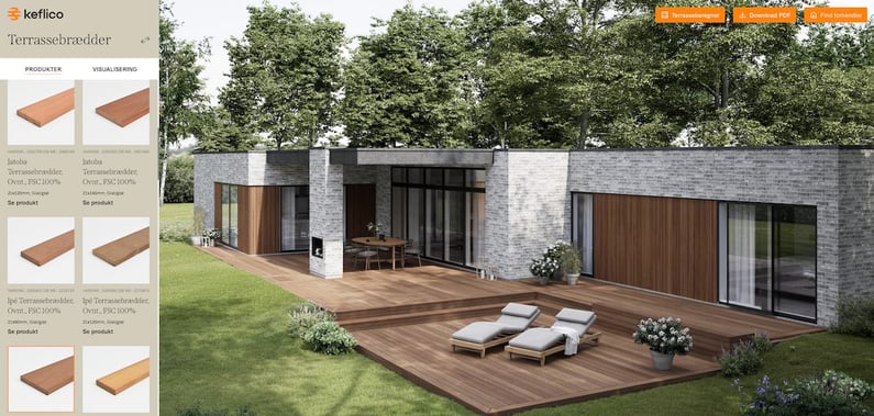 Keflico product configurator